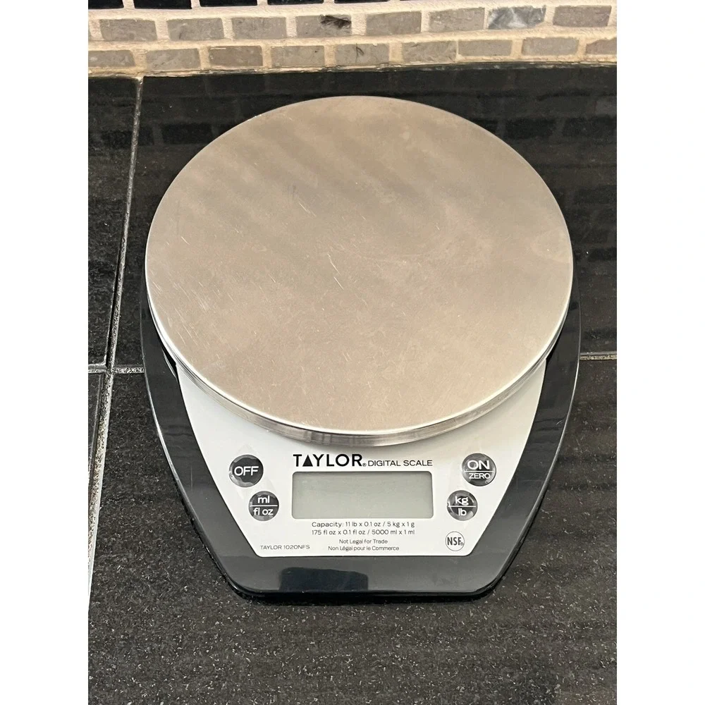 Digital Kitchen Scale Taylor Up to 11‎ Pounds Capacity Battery Operated 1020NFS